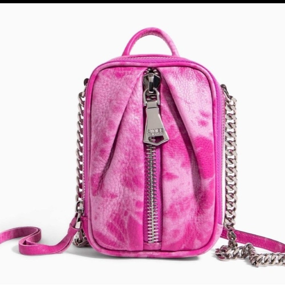 Aimee Kestenberg Pink Tie-Dye Crossbody Phone Bag
